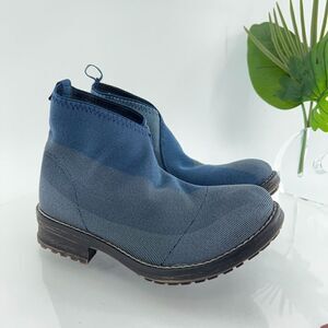 Charleston Shoe Co Barcelona Boot Women's Size 8 Blue Denim Slip On Bootie Ankle